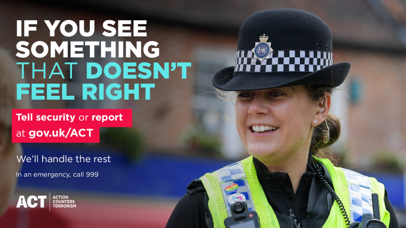 Police officer for ACT campaign