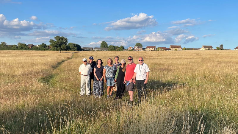 Gillingham Town Councillors at Wyke Meadow